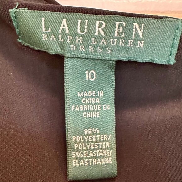 Ralph Lauren Black Sleeveless Dress - size 10 - Picture 3 of 3